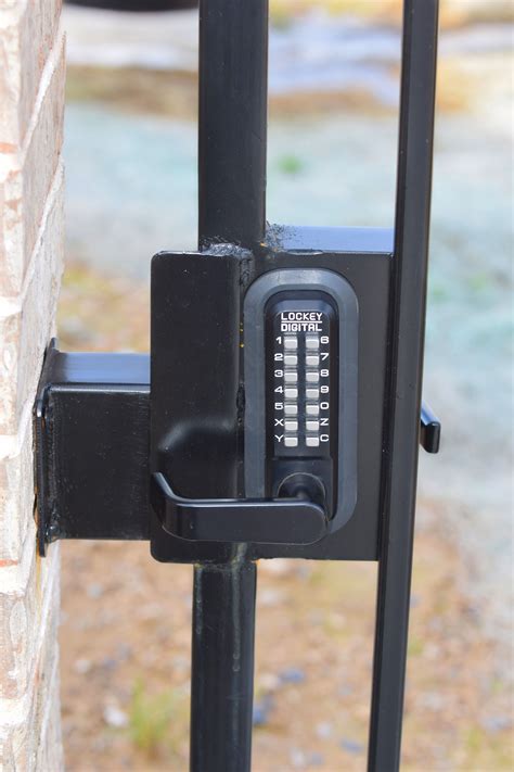 outdoor locks for metal gates